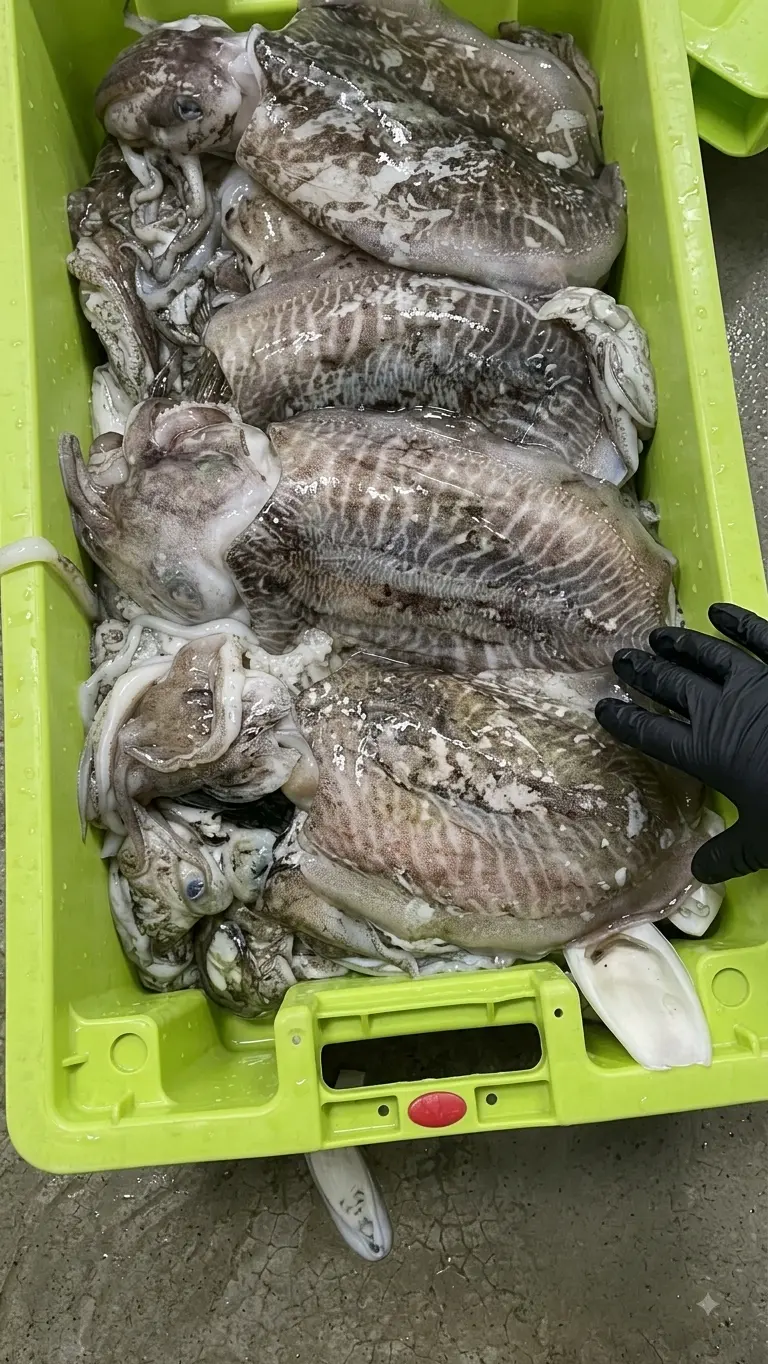 Productos del mar de Mauritania listos para exportar — Atlantique Seafood